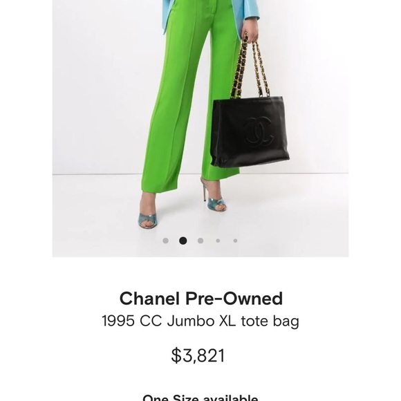 Black leather medium tote - Picture 8 of 8